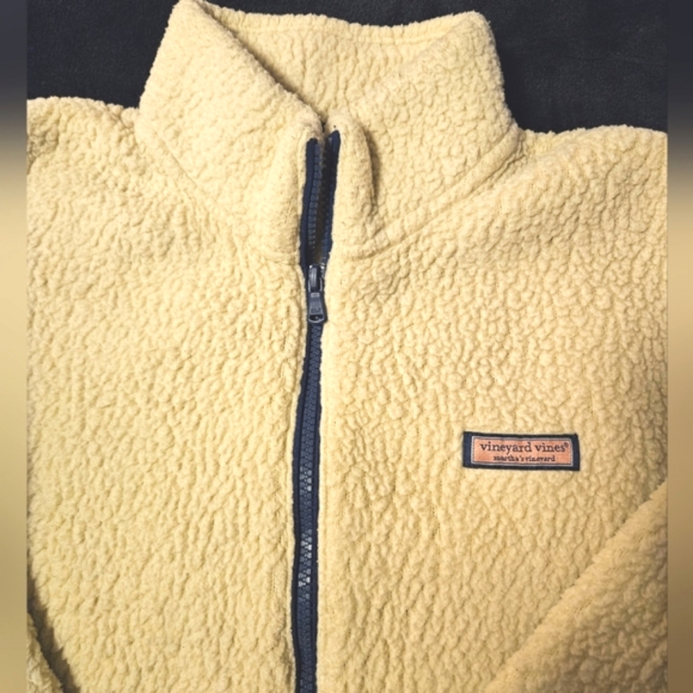Vineyard Vines Womans Sherpa Pullover Jacket
